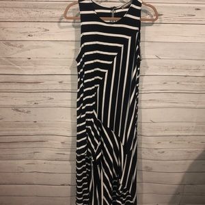 Alembika striped maxi dress
